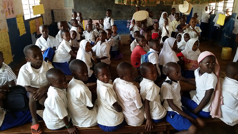 Mvindeni Primary School i Kenya