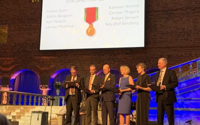 Staffan har fått Kunglig förtjänstmedalj